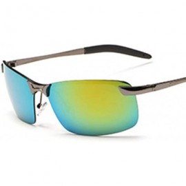 Goggle Polarized sunglasses Sunglasses polarized wholesale - Gun Frame / Dark Green - CY18AZA7SQC $27.40