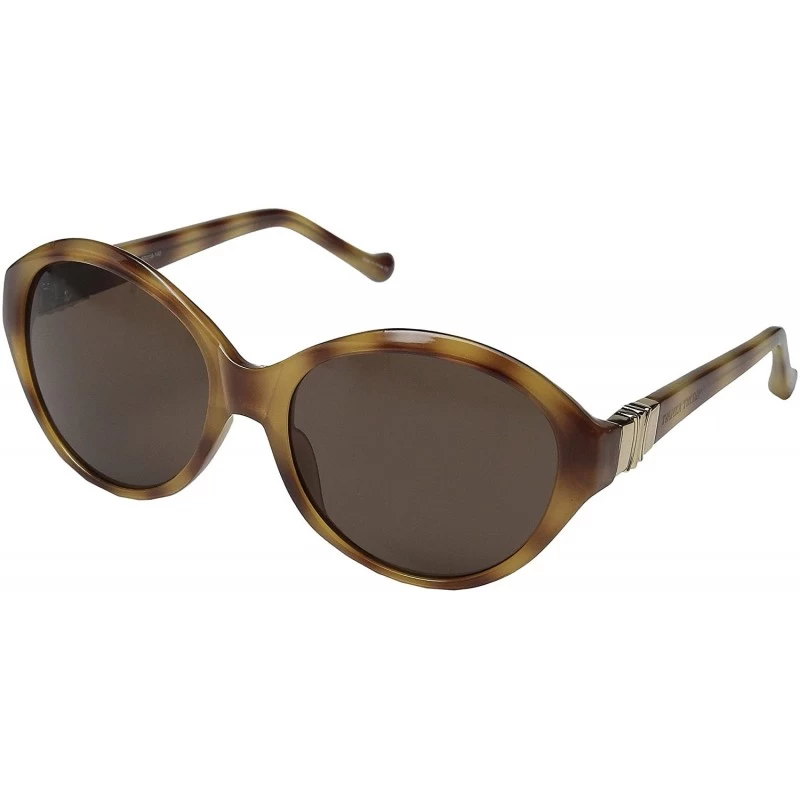 Oval Fashion Sunglasses - Honey Tortoise - CK12DPQ5H9B $58.00