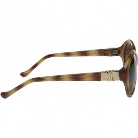 Oval Fashion Sunglasses - Honey Tortoise - CK12DPQ5H9B $58.00