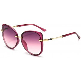 Cat Eye Retro sunglasses fashion cat eye sunglasses - Tea Box Progressive Tea - CV1999L8YXT $19.89