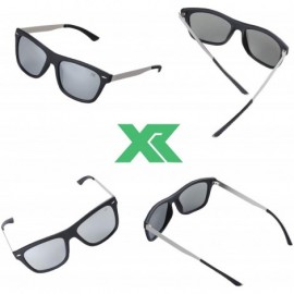 Sport Unisex Polarized Sunglasses Classic Stylish Sun Glasses for Man Women 100% UV Protection - Silver - CY18U0MNEZY $10.53