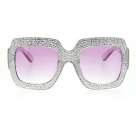 Round Beveled Diamond Cut Edge Heart Shape Plastic Valentines Sunglasses - Purple - CS18TCKS0RD $8.85