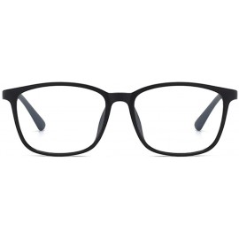 Square Eyestrain Photochromic Eyeglasses Sunglasses Magnification - Black 1 - C0197QWL2UY $16.05