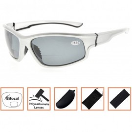 Sport Sports Bifocal Sunglasses for Running Fishing Golfing ANTI-UV400 Men and Women - Silver - CD18C3A67H7 $14.70