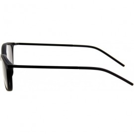 Oversized Vintage Clear Lens Glasses With Fashion Polarized Sunglasses Clip L8172 - Oval Black - C412O1WSBQN $14.59