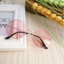 Goggle Sun Glasses Fashion Retro Round Lens Sun Glasses Women Alloy Frame Driver Goggles Eyewear Accessories-A - CJ199I8D2MA ...