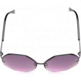 Square R3268 Semi Rimless Sunglasses Protection - Black - CA18O39OLK5 $20.94