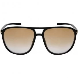 Oversized Oversized Classic Square Aviator Brow Bar Plastic Sunglasses 541088-KGM - C018C4M4OIS $11.49