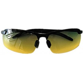 Rimless Photochrommic Lens Polarized Light Night Driving Movement Sunglasses Al-Mg Light - 03 Black Frame - CY18OXNSE5R $11.94