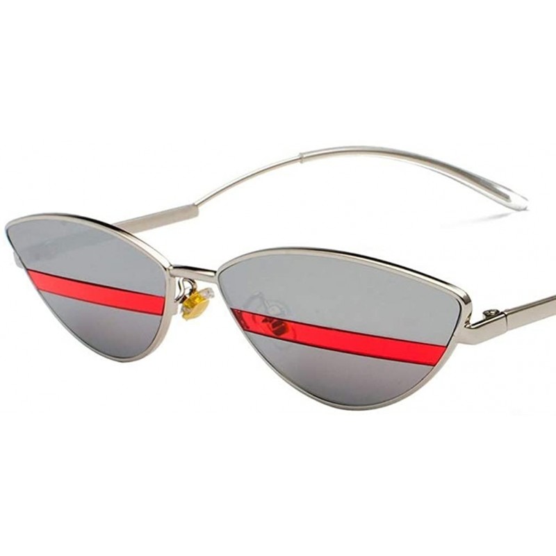 Aviator Cute Cateye Polarized Sunglasses Durable Frame UV Protection Driving Eyewear HD Lenses With Case - C018KRC0OME $12.89