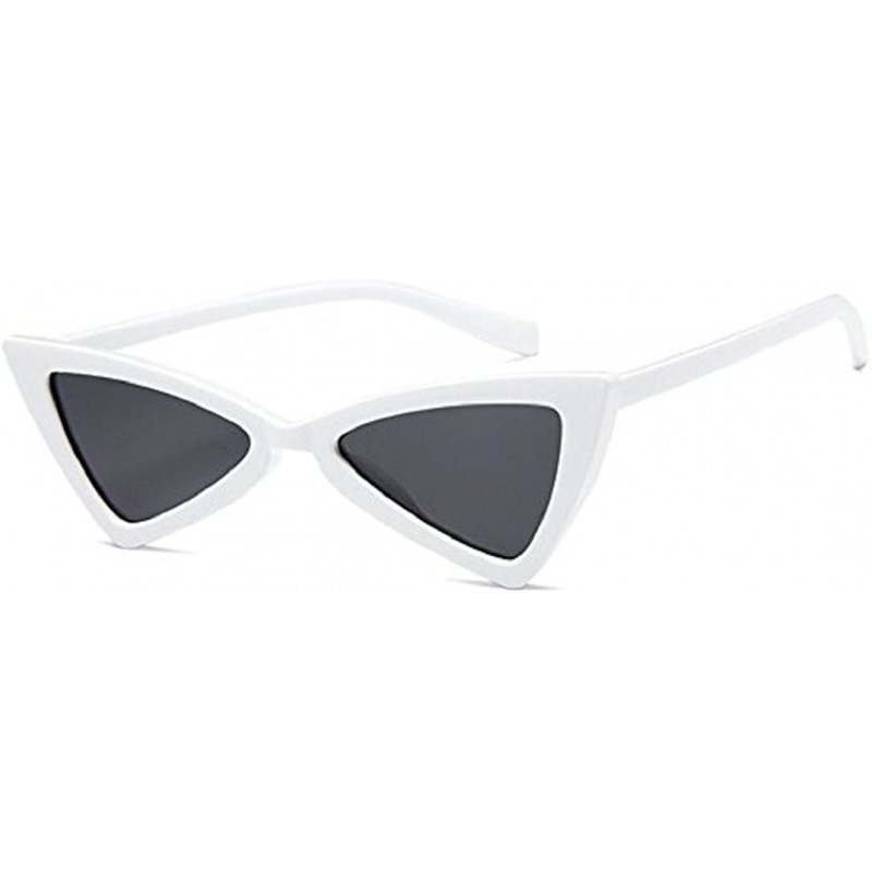 Goggle Cute Sexy Retro Small Cat Eye Sunglasses Women - B - C618CKHG3TN $5.93