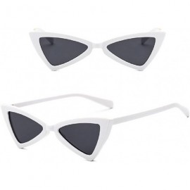 Goggle Cute Sexy Retro Small Cat Eye Sunglasses Women - B - C618CKHG3TN $5.93