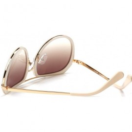 Aviator Women Aviator Sunglasses Uv400 Protection Lsp510 - White - C911EL43PSR $19.20