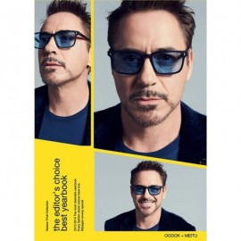 Square Iron Man Tony Stark Sunglasses Square For Men Leopard Sunglass Women Classic Downey sunglasses - 8 - C1193WUO09T $11.06