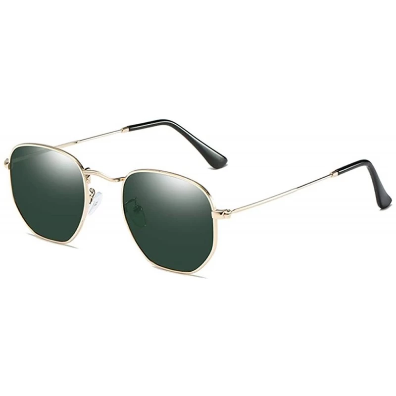 Round Unisex Polarized Sunglasses Classic Men Retro UV400 Sun Glasses - C - CU197TYNL72 $12.44