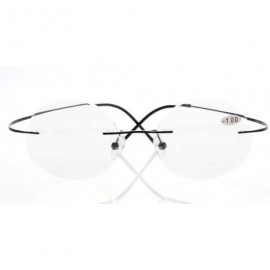 Rimless Titanium Rimless Reading Glasses Readers Men Gold +1.25 - CI190AALZEK $24.56