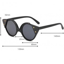 Goggle Fashion Man Women Irregular Shape Sunglasses Glasses Vintage Retro Style Square Oversized Sunglasses - D - CK18R674W3Q...