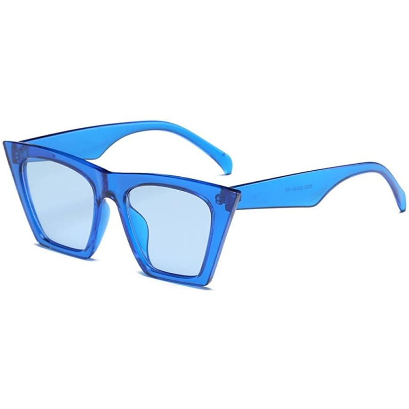 Oversized Vogue UV Protection Sunglasses Party Favors Eyeglass Eyewear Sunglasses for Women - Blue - CV18TY7N4IW $6.15