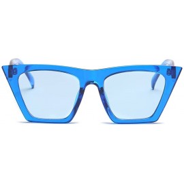 Oversized Vogue UV Protection Sunglasses Party Favors Eyeglass Eyewear Sunglasses for Women - Blue - CV18TY7N4IW $6.15