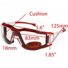 Rectangular Medical Safety Glasses Surgical Liquid Splash Shield Cushion Meets ANSI Z87.1 - C412GFSB9YD $17.97