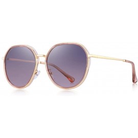 Aviator DESIGN 2019 New Arrival Women Fashion Trending Sunglasses Ladies C01 Black - C05 Brown - CB18XEC64O3 $17.32