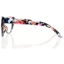 Cat Eye Women Magnification Stylish Vintage Cat Eye Tortoise Reading Glasses Readers - Flower - CU184ALR5EG $12.04