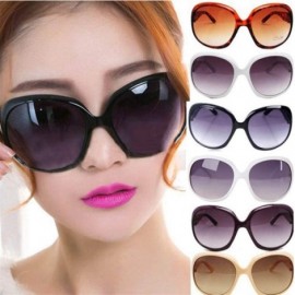 Round Womens Round Cat Eye Sunglasses Fashion Frame Eyewear - Leop - CK18K683074 $8.39