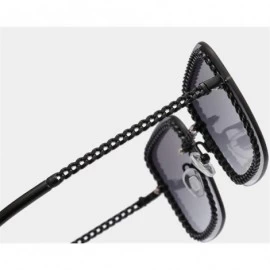 Square Rimless Sunglasses Fragrant Fashion - E - C4199MTS9SS $30.54